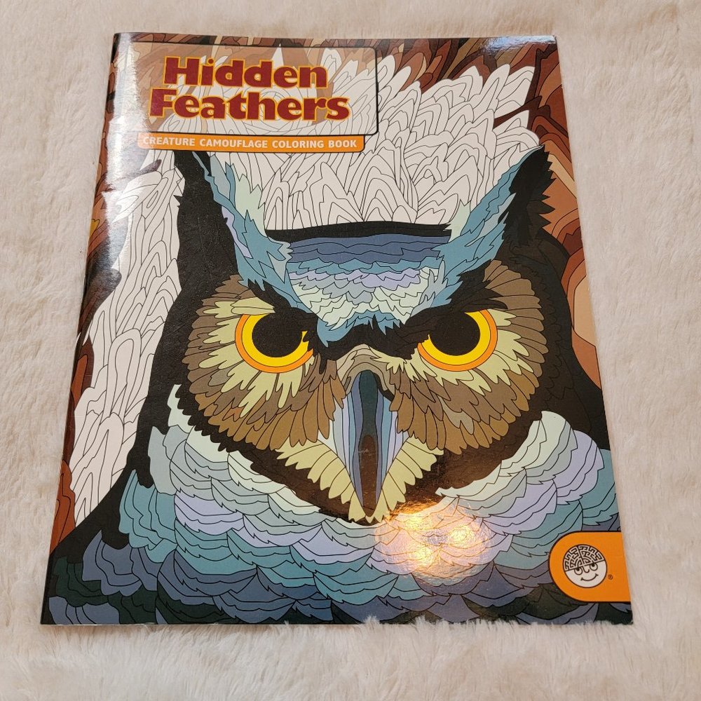 Hidden Feathers Creature Camouflage Coloring Book
